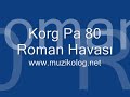 Roman Havası - Bir gülüşün yeter Korg pa80