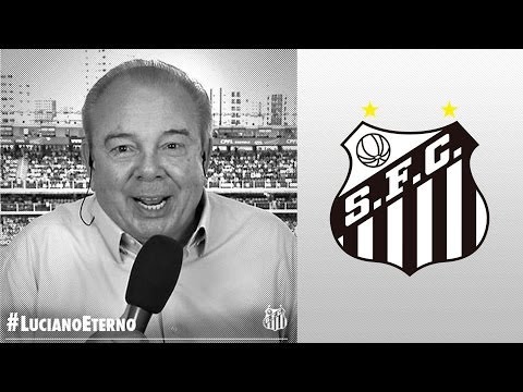 Atletas do Santos homenageiam Luciano do Valle