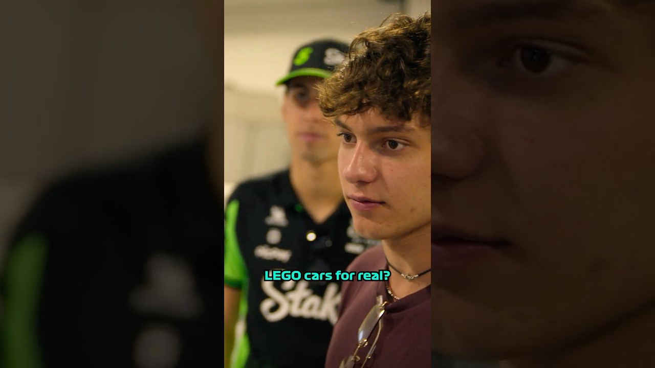 The Moment F1 Drivers Found Out They'd Drive REAL Lego Cars 🏎️