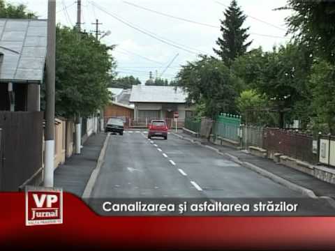 Canalizarea şi asfaltarea străzilor câmpinene