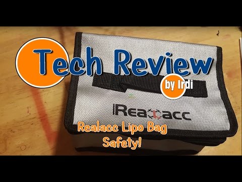 Realacc Lipo fire safety bag is a MUST!