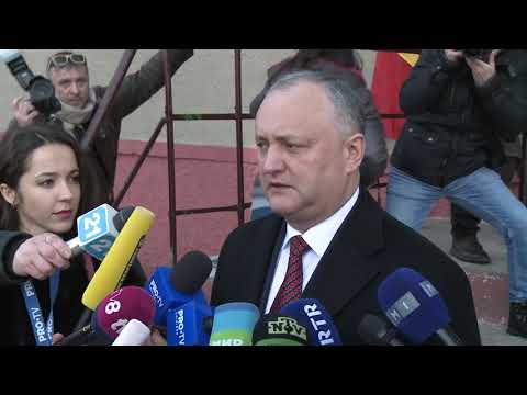 Президент Игорь Додон проголосовал за лучшее будущее нашей страны