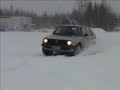 Golf 2 syncro drifting in snow