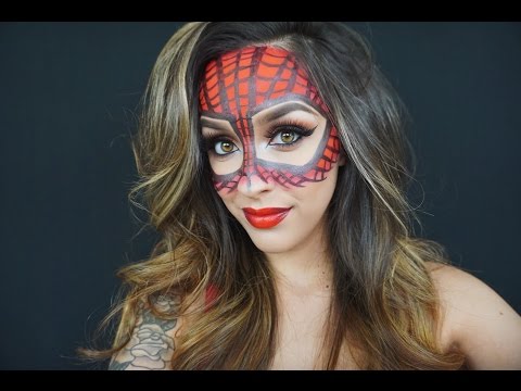 Download Video Spiderwoman Halloween make up tutorial Download Video Spiderwoman Halloween make up tutorial