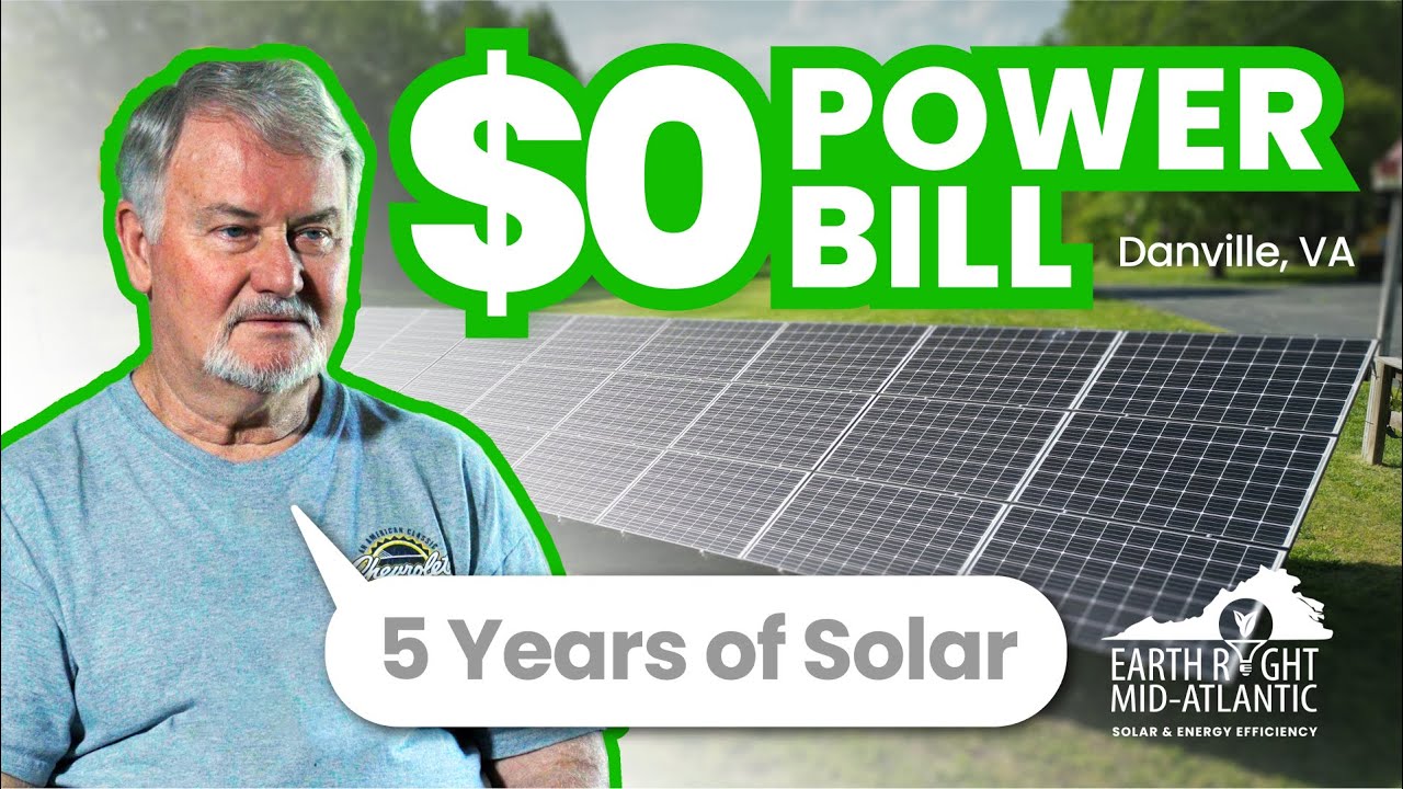 Benefits of solar for homeowners: Real Life Testimonial (5 Years Owning Solar - Danville Utilities)