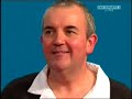 the final set of the world grand prix final between a new born raymond van barneveld and phil taylor including interview. part2/2