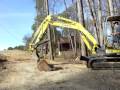Changing Buckets on the Yanmar Mini Excavator 