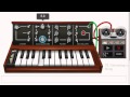 Robert Moog Google Doodle - spielbarer Minimoog