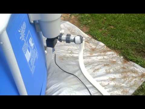 how to drain a summer escapes pool