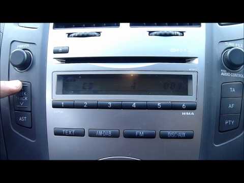 how to fit a cd player in a yaris