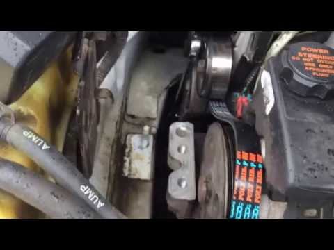 how to change serpentine belt oldsmobile alero