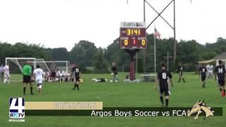 Argos Boys Soccer vs. Faith Christian Academy