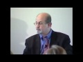 Salman Rushdie, Emory Distinguished Writer in Residence, and Emory film studies professor Matthew Bernstein engage in a lively Creativity Conversation about film and literature at Emory University on March 19, 2009.