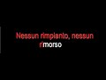 Nessun Rimpianto - 883 ( Karaoke )