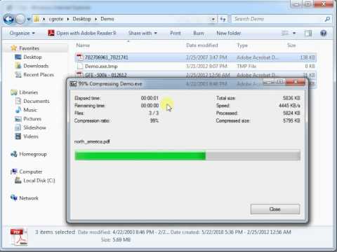 how to create self extracting zip with 7zip
