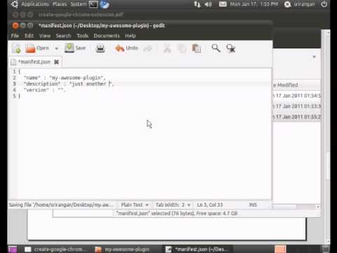 how to create chrome extension