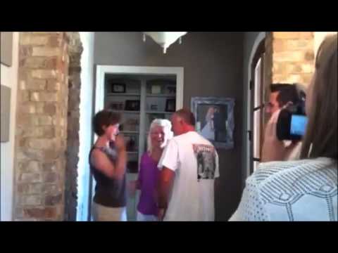 grandparents - Babies were inserted in ALL the cupcakes to surprise grandparents to be. See how excited they are!!!!
