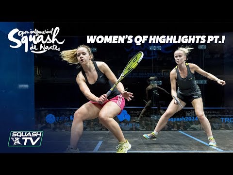 Squash: Women's QF Roundup Pt.1 - Squash de Nantes 2018