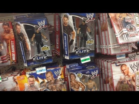 WWE ACTION INSIDER: Elite 25 at Kmart! Mattel Battle Pack 25 wrestling figure store aisle findings