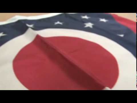 how to draw ohio state flag