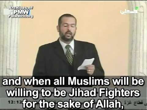 smutfilth - http://palwatch.org/main.aspx?fi=472&fld_id=474&doc_id=1626 A Friday sermon calling for the genocide of Jews was broadcast on Palestinian Authority TV, which...