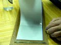 putting .3 micron paper on glass