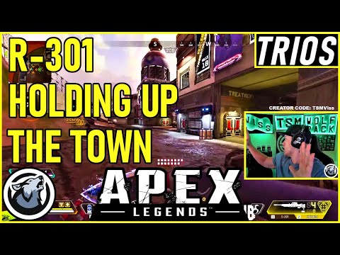 VISS HOLDING UP THE TOWN WITH THE R-301 w/ TannerSlays and Caliverse APEX LEGENDS SEASON 5