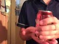 NEW Coin through can street magic trick NEW Coin through can street magic trick