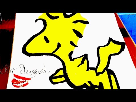 how to draw woodstock