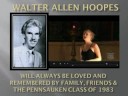 Walter Allen Hoopes Memorial Walter Allen Hoopes Memorial