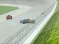 coming off of pitroad terry labonte finds it a wise decision to slams into the back of the pace car, destroying the front of his car, taking him out of the race.