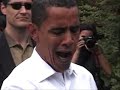 Obama Looking At Girl