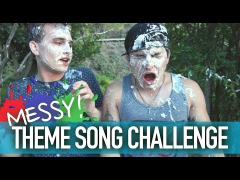 Messy Theme Song Challenge (w/ Whipped Cream)