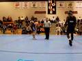 Delanno Palmore wrestles in dual action