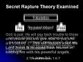 Secret Pre-Trib Rapture - Biblically Examined #2 Secret Pre-Trib Rapture - Biblically Examined #2