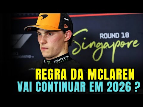 MCLAREN VAI CONTINUAR COM A REGRA PAPAYA?? PIASTRI EXPLICA | FORMULA 1 2026