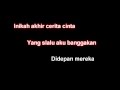 Lirik Akhir Cerita Cinta - Glenn Fredly
