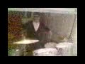 Aron playing the drums Aron playing the drums