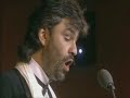 Andrea Bocelli \"Santa Lucia Lunt\" Live on stage in Tuscany