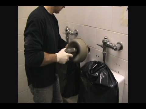 how to unclog a urinal