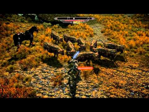XtremeScope - Skyrim Lightsaber mod and ShadowMere horse retex as Nightmare. Hopefully for future updated they input sounds effects into the mod. But for this video i down...