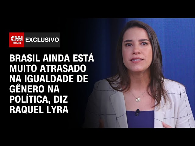 Brasil ainda está muito atrasado na igualdade de gênero na política, diz Raquel Lyra|CNN ENTREVISTAS