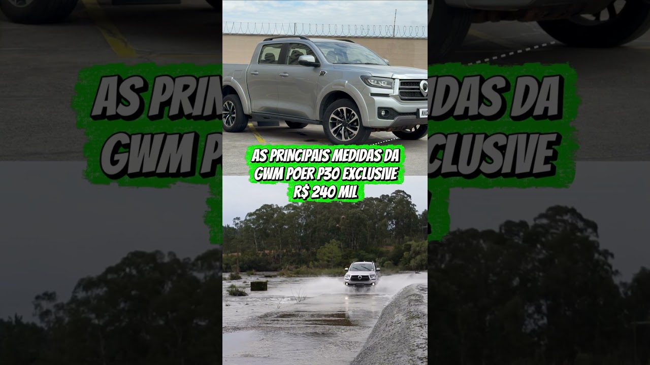 Raio-X Rápido: As medidas da GWM Poer P30! 🛑📏
