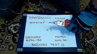 Gedore 8250 180 v.s Knipex 0202 180  (HD720)