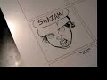 Jeff Smith Inking Billy Batson