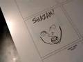Jeff Smith Inking Billy Batson