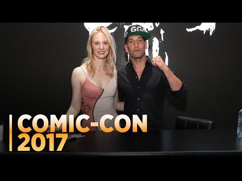 THE PUNISHER: Jon Bernthal and Deborah Ann Woll at Comic-Con 2017