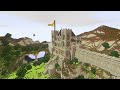 Earlier this year FyreUK built a set for a brand new music video made by Captain Sparklez, as the music video is now released - this is what we built. We were asked to build a kingdom within a small area surrounded by sheer mountain walls, the result is a town built around a castle that towers over the world. We tried to condense the usual FyreUK aesthetic and epic scale build into a smaller area... You even get a glimpse at the destroyed version of the build that we 