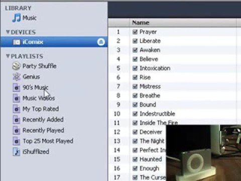 how to sync ishuffle to itunes