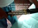 SAMURAI BELT. NIHONTO?? KATANA  PEDANG SABUK